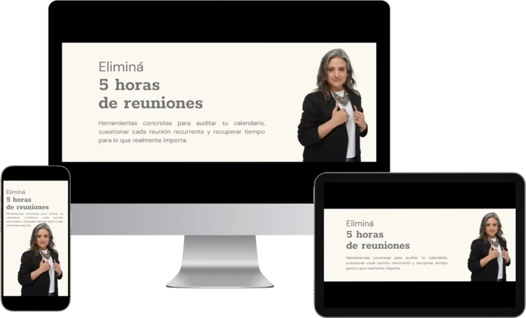 Ani Angelini - Curso Eliminá 5 horas de trabajo